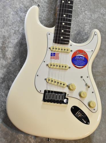 Fender Jeff Beck Stratocaster Olympic White #US24032681【3.87kg】【ジェフ・ベック】