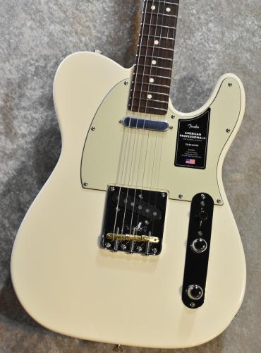 Fender AMERICAN PROFESSIONAL II TELECASTER MOD Olympic White #US24049821【3.60kg】【B級特価】