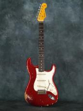 Fender Custom Shop 60s Stratocaster Heavy relic Red Sparkle_2