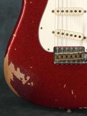 Fender Custom Shop 60s Stratocaster Heavy relic Red Sparkle_8