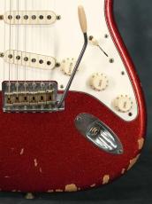 Fender Custom Shop 60s Stratocaster Heavy relic Red Sparkle_9