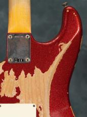 Fender Custom Shop 60s Stratocaster Heavy relic Red Sparkle_15