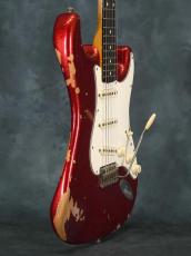 Fender Custom Shop 60s Stratocaster Heavy relic Red Sparkle_16