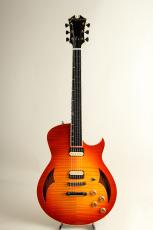 Marchione Guitars Semi Hollow 59 Burst Deluxe / Figured Maple&Mahogany Back / Cherry Sunburst_2