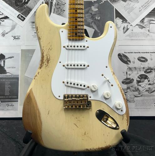 Fender Custom Shop 70th Anniversary 1954 Stratocaster Heavy Relic Gold Hardware -Vintage Blonde- 2024USED!!