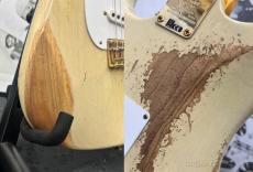 Fender Custom Shop 70th Anniversary 1954 Stratocaster Heavy Relic Gold Hardware -Vintage Blonde- 2024USED!!_9