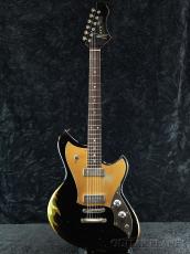Novo Guitars Serus P2 Custom -Bull Black over Gold Top Gold Medium Distress- 【ミディアムスケール】_2