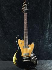 Novo Guitars Serus P2 Custom -Bull Black over Gold Top Gold Medium Distress- 【ミディアムスケール】_6