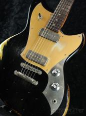 Novo Guitars Serus P2 Custom -Bull Black over Gold Top Gold Medium Distress- 【ミディアムスケール】_9