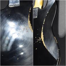Fender Custom Shop 1962 Jazz Bass Relic Josefina Jaco Pickups -Aged Black/PHC-【4.05kg】【Custom Order】_4