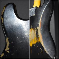 Fender Custom Shop 1966 Precision Bass Heavy Relic -Aged Black over Bleached 3 Tone Sunburst-【Limited Edition】_4