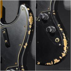Fender Custom Shop 1961 Jazz Bass Heavy Relic -Black over CandyAppleRed-【4.08kg】【Custom Order】_5