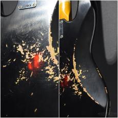 Fender Custom Shop 1961 Jazz Bass Heavy Relic -Black over CandyAppleRed-【4.08kg】【Custom Order】_7