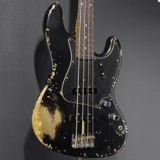 Fender Custom Shop 1961 Jazz Bass Heavy Relic -Black over ShorelineGold-【4.17kg】【Custom Order】