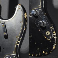 Fender Custom Shop 1961 Jazz Bass Heavy Relic -Black over ShorelineGold-【4.17kg】【Custom Order】_3