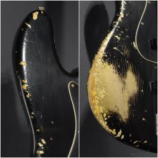 Fender Custom Shop 1961 Jazz Bass Heavy Relic -Black over ShorelineGold-【4.17kg】【Custom Order】_5