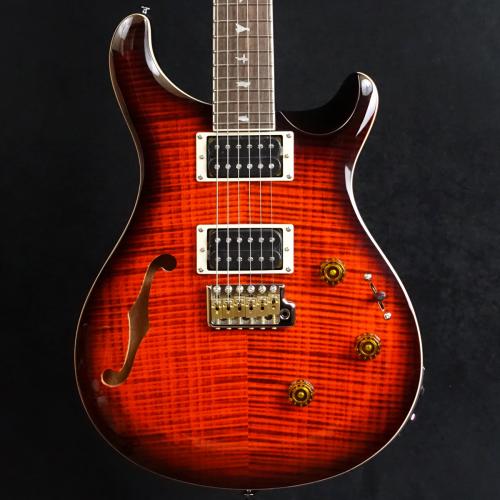 Paul Reed Smith [PRS] SE Custom 24 Semi-Hollow Piezo Orange Tiger Smokeburst 2024
