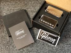 Gibson Custombucker (Matched Set/Double Black/True Historic Nickel Cover/2-Conductor/Unpotted/Alnico 3)
