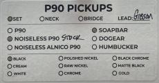 LINDY FRALIN Noiseless P90 Soapbar Set Black【正規輸入品】_2