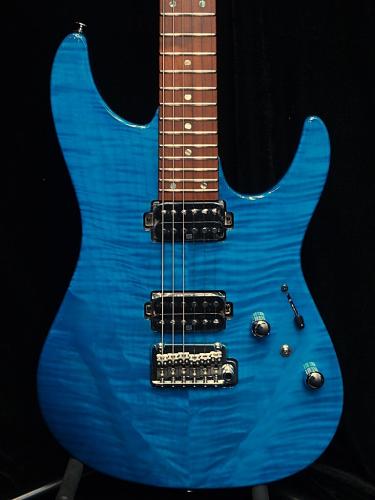 Ibanez MM1 -Transparent Aqua Blue-【Martin Miller モデル!】【良杢目!!】