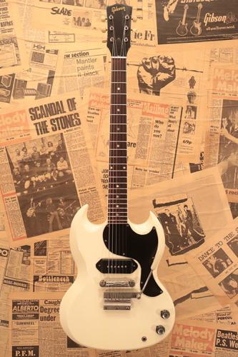 Gibson 1965 SG Junior "Original TV White Finish with Wide Nut Width"