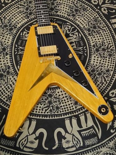 Gibson 1958 Korina Flying V Reissue Black Pickguard VOS -2021USED!【3.41kg】