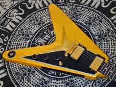 Gibson 1958 Korina Flying V Reissue Black Pickguard VOS -2021USED!【3.41kg】_4