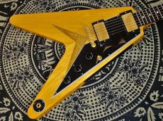 Gibson 1958 Korina Flying V Reissue Black Pickguard VOS -2021USED!【3.41kg】_5