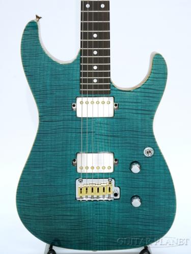 Addictone Custom Guitars Custom Arena Brazilian Rosewood Neck&FB!! -Trans Turquoise- 【ハカランダネック&指板!】