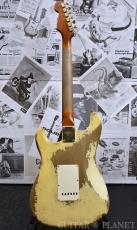 Fender Custom Shop MBS 1963 Stratocaster Heavy Relic -Aged Vintage White- by Dale Wilson 2024USED!!_4