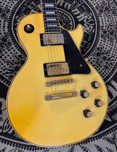 Gibson 【Vintage】1974~75 Les Paul Custom-Polaris White- 【4.57kg】【ギブソンフロア取扱品】