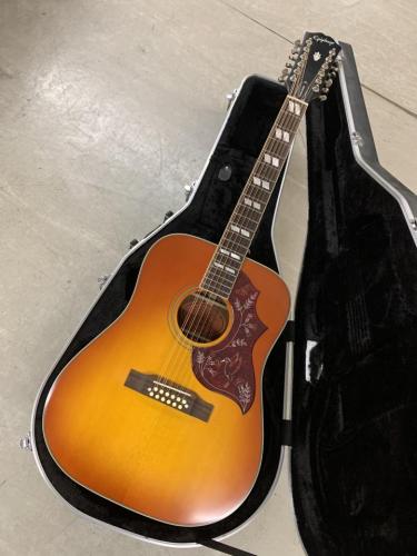 Epiphone Hummingbird 12Strings Inspired by Gibson!Fishman Sonitone ピックアップ付き!