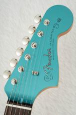 Fender FSR Made in Japan Hybrid II Jazzmaster Teal Green Metallic Matching Head【JD25031290】_7