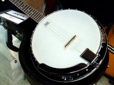 ARIA SB-10　5弦バンジョー ハードケース付き　マイク搭載アンプに繋げる　エレキバンジョー　Banjo_2
