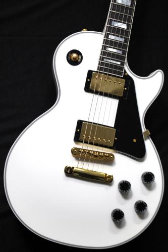 Gibson Custom Shop Les Paul Custom w/ Ebony Fingerboard Gloss "Alpine White"【漆黒エボニー指板】