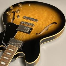 HISTORY HSA-Standard Tobacco Sunburst エレキギター セミアコ カーリーメイプル材 【現物画像】_10