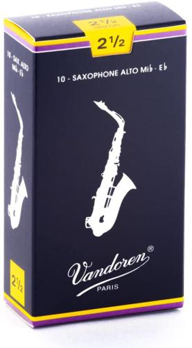 VANDOREN トラディショナル 【硬さ:2・1/2】【青箱】 サックスリード アルトサックス用