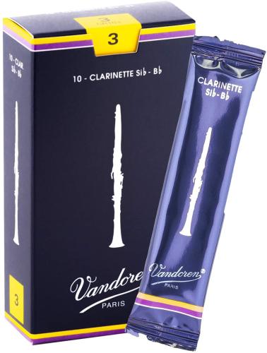 VANDOREN トラディショナル 【硬さ:3】【青箱】 リード B♭クラリネット用