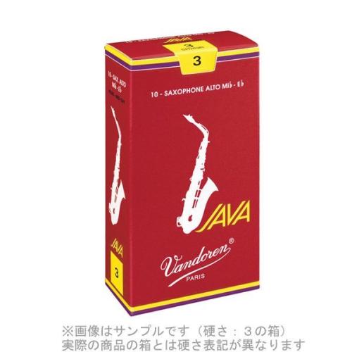 VANDOREN JAVA　ファイルドRED 【硬さ:2・1/2】【赤JAVA】 サックスリード アルトサックス用