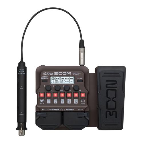 ZOOM A1X FOUR アコースティックギター用マルチエフェクター(アコースティック楽器全般対応)
