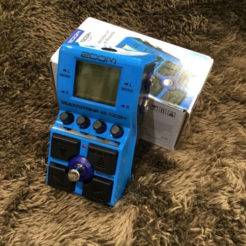 ZOOM MS-70CDR+ MultiStomp ストンプボックス 空間系エフェクター
