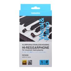 NAGAOKA × 島村楽器 NS908VP [ボーカル ピアノ]用 マイク付き ハイレゾイヤホン