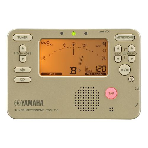 YAMAHA TDM-710GL ゴールド チューナーメトロノーム TDM710