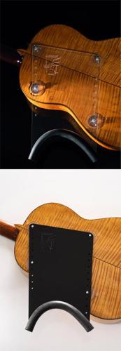GUITARLIFT ミディアム クリスタルクリア(CLEAR 透明) クラシックギターサポートツール 支持具 足台