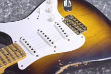 Fender Custom Shop Limited Edition 70th Anniversary 1954 Stratocaster Heavy Relic / Wide Fade 2Color Sunburst_10