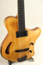 Victor Baker Guitars Ergonomic Semi hollow 1PU Natural with satin topcoat S/N:734_3