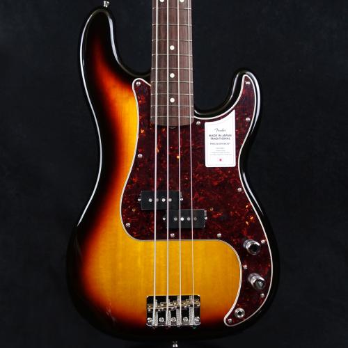 Fender Made in Japan Traditional 60s Precision Bass 3-Color Sunburst