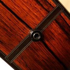 FUJII GUITARS × OGAWA INLAY CRAFT Jazz Nylon scw -MIKI 200th Anniversary-Curly Red Wood & Cocobolo_11