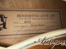 Benedetto Guitars Custom Cremona 17inch Thin Body 1978年製 Walnut Burst w/ Vintage DeArmond “First Ever Special Made”_9