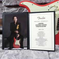 Fender Made in Japan Limited Shigeru Suzuki Stratocaster Fiesta Red_9